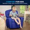 Flash Furniture Kids Recliner, 25" to 39" x 28", Upholstery Color: Blue BT-7950-KID-BLUE-GG - alternate 2